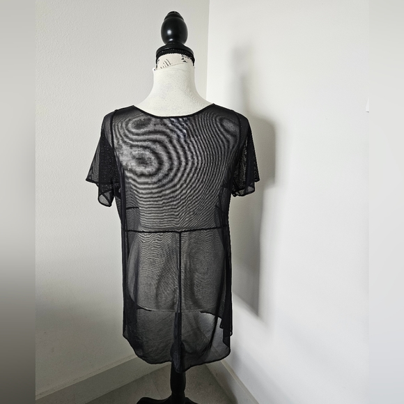 🔥La Blanca beachwear sheer black cover up size small 🔥 - Picture 4 of 8